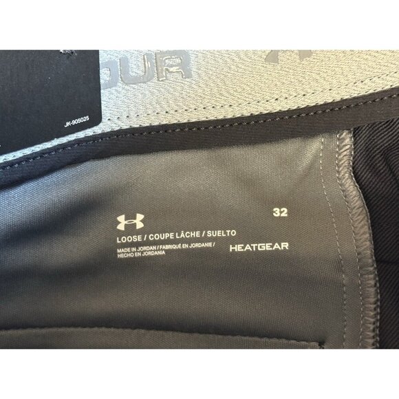 Under Armour Mens Golf Shorts~Size 32~Black 11" Inseam Performance Gear NWT - Picture 8 of 9